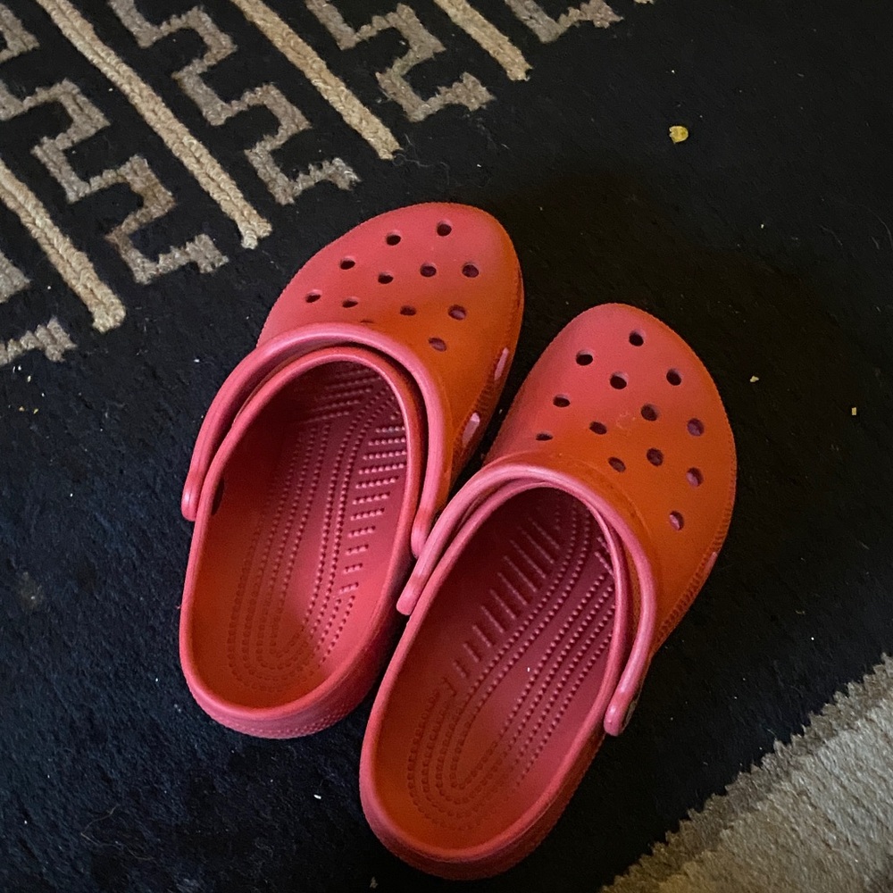 CROCS Unisex Red Clogs